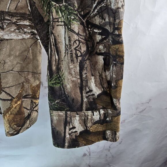 Game Winner Shirt Mens Large Camo Long Sleeve Cotton Button Up Realtree Hunting - Picture 4 of 8